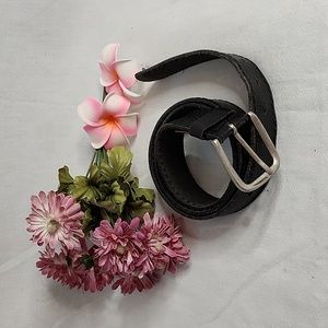 Genuine Leather Black Belt